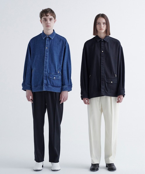 CULLNI(クルニ)の「22-AW-004 / Wool Chino Wide 1-Tuck Gurkha Pants(スラックス・メンズ・ブラック/ブルーグレー/オフホワイト/グリーン・2/1/0)」の12枚目の写真