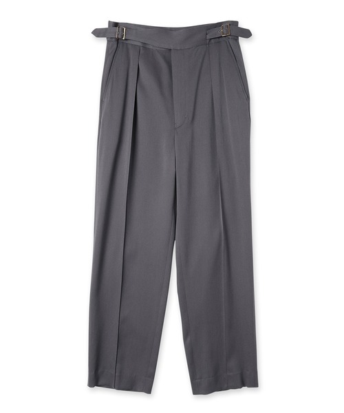 CULLNI(クルニ)の「22-AW-004 / Wool Chino Wide 1-Tuck Gurkha Pants(スラックス・メンズ・ブラック/ブルーグレー/オフホワイト/グリーン・2/1/0)」の16枚目の写真