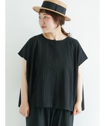 Samansa Mos2 | ピンタックワイドブラウス(シャツ/ブラウス)