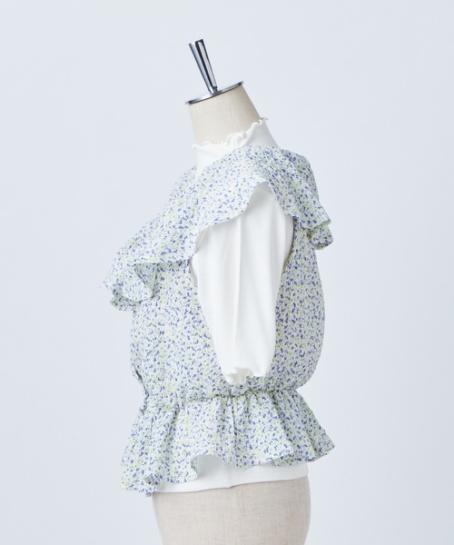 one after another NICE CLAUP（ワンアフターアナザーナイスクラップ）の「フェミニンブラウスインナー2枚セット（Tシャツ/カットソー・レディース・ホワイト/ブラック系その他/ブルー系その他・FREE）」の17枚目の写真