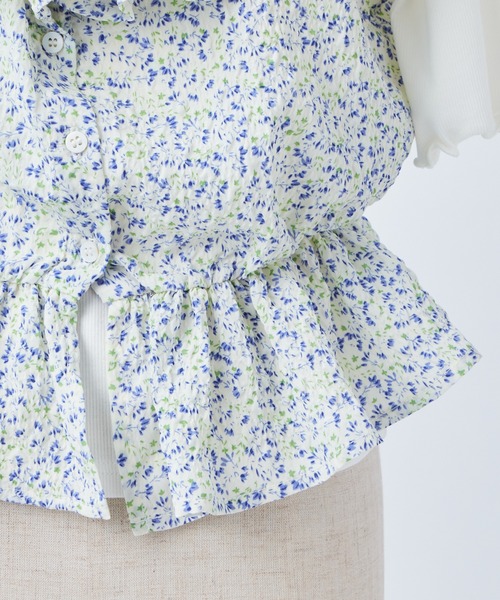 one after another NICE CLAUP（ワンアフターアナザーナイスクラップ）の「フェミニンブラウスインナー2枚セット（Tシャツ/カットソー・レディース・ホワイト/ブラック系その他/ブルー系その他・FREE）」の21枚目の写真