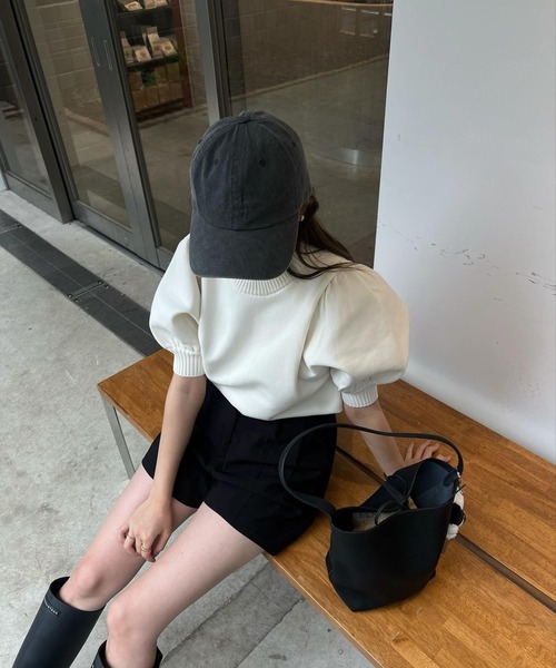 model：H165 着用サイズ：FREE