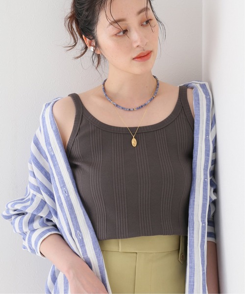 JOURNAL STANDARD relume(ジャーナルスタンダード レリューム)の「《WEB限定追加2》ランダムテレコタンクトップ(タンクトップ・レディース・グレー/ホワイト/ベージュ・FREE)」の3枚目の写真