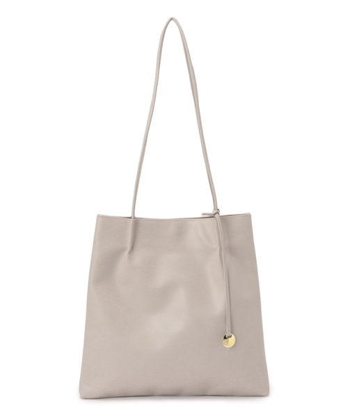 SHOO・LA・RUE（シューラルー）の「◆つまみハンドルトートバッグ（トートバッグ・レディース・ホワイト/ブラック/ダークグリーン/グレー/オレンジ/ブラック系3/アイボリー/ブラック系/ピンク系・00）」の7枚目の写真