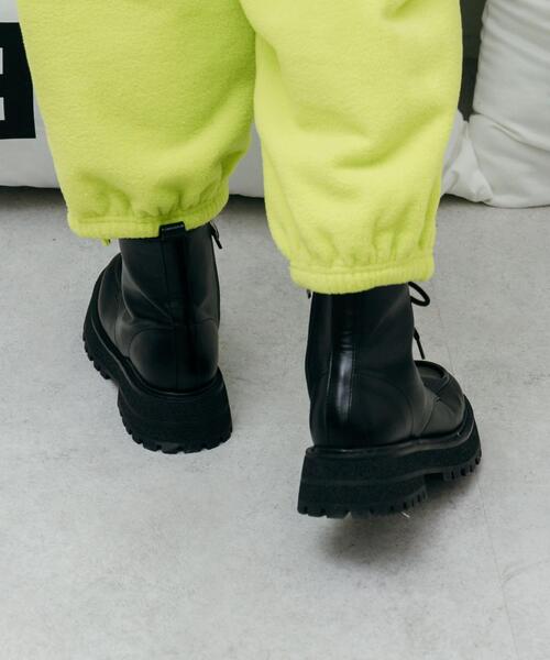 CITEN（シテン）の「＜CITEN＞トラックソール レースアップ ブーツ（ブーツ・レディース・ホワイト/ブラック・23cm/23.5cm/24cm/24.5cm）」の14枚目の写真