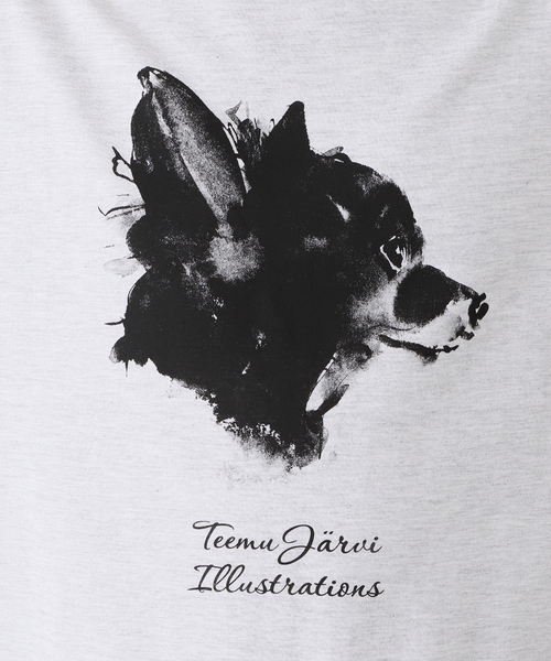 417 EDIFICE(フォーワンセブンエディフィス)の「【Teemu Jarvi / テームヤルヴィ】別注 DOG Tシャツ TENDER(Tシャツ/カットソー・メンズ・チャコールグレー・MEDIUM/LARGE)」の11枚目の写真