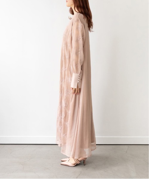 RANDA（ランダ）の「フラワー刺繍フレアワンピース（ワンピース）」 - WEAR
