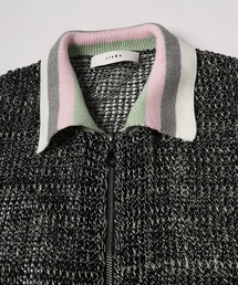 Jieda（ジエダ）の「MESH ZIP UP KNIT（ニット/セーター）」 - WEAR