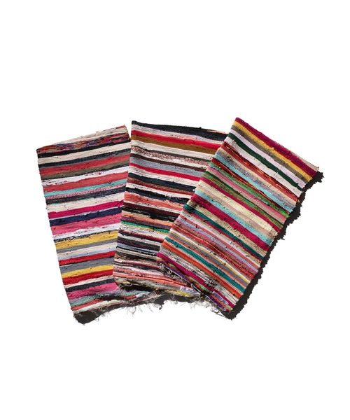 PUEBCO（プエブコ）の「SCRAP FABRIC RUG（ラグ/マット・メンズ・マルチ・ONE SIZE）」の2枚目の写真