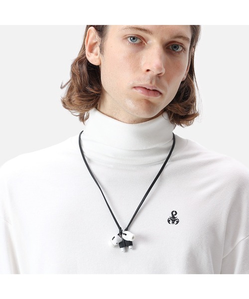SOPHNET.（ソフネット）の「EARPHONE NECKLACE（ネックレス・メンズ・ブラック/シルバー・FREE）」の17枚目の写真
