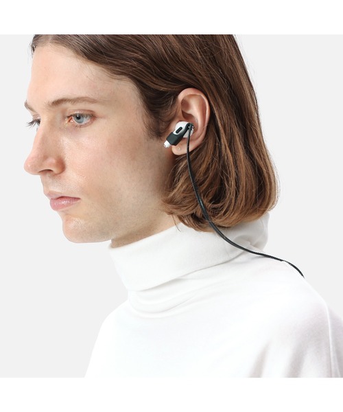 SOPHNET.（ソフネット）の「EARPHONE NECKLACE（ネックレス・メンズ・ブラック/シルバー・FREE）」の3枚目の写真