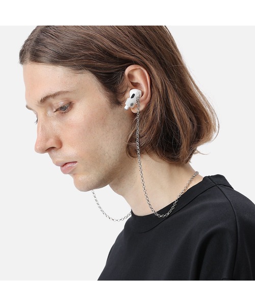 SOPHNET.（ソフネット）の「EARPHONE NECKLACE（ネックレス・メンズ・ブラック/シルバー・FREE）」の7枚目の写真