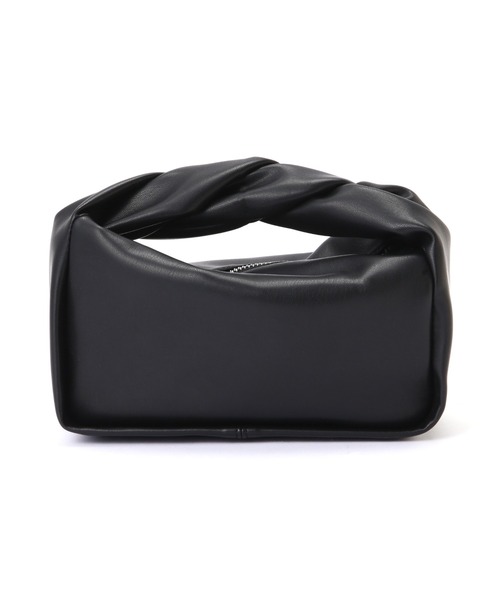 FREE'S MART（フリーズマート）の「◆ツイストハンドルバッグ（ハンドバッグ・レディース・ホワイト/ブラック/イエロー・ﾌﾘ-）」の2枚目の写真