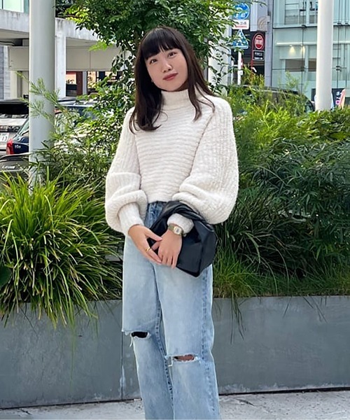 FREE'S MART（フリーズマート）の「◆ツイストハンドルバッグ（ハンドバッグ・レディース・ホワイト/ブラック/イエロー・ﾌﾘ-）」の17枚目の写真