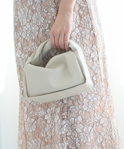 FREE'S MART（フリーズマート）の「◆ツイストハンドルバッグ（ハンドバッグ・レディース・ホワイト/ブラック/イエロー・ﾌﾘ-）」の13枚目の写真