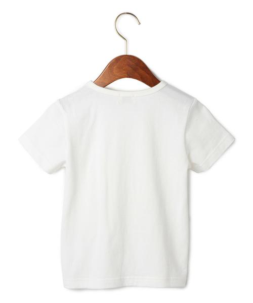 green label relaxing（グリーンレーベルリラクシング）の「【KIDS】テンジク サガラエンブレムTシャツ◆（Tシャツ/カットソー・キッズ・オフホワイト/ネイビー・135/105/125/115/95）」の9枚目の写真