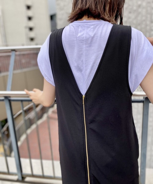 Scrap Book（スクラップブック）の「【Scrap Book】前後2WAYジャンパースカート（ジャンパースカート・レディース・ブラック・FREE）」の16枚目の写真