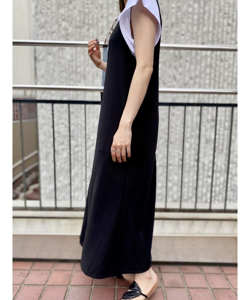 Scrap Book（スクラップブック）の「【Scrap Book】前後2WAYジャンパースカート（ジャンパースカート・レディース・ブラック・FREE）」の15枚目の写真