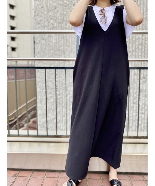 Scrap Book（スクラップブック）の「【Scrap Book】前後2WAYジャンパースカート（ジャンパースカート・レディース・ブラック・FREE）」の13枚目の写真