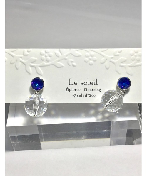 K18 ダイヤモンド フラワーピアス（ピアス（両耳用））｜VENDOME