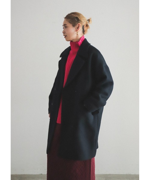 綾織ウール ビッグPコート