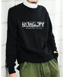 KELTY/ケルティ クルーネックスウェット "フォレストロゴ"