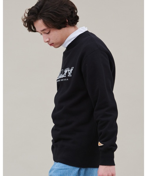 KELTY(ケルティ)の「KELTY/ケルティ クルーネックスウェット "フォレストロゴ"(スウェット・メンズ・ブラック/グリーン/マスタード/グレー・M/L/S/XL)」の6枚目の写真