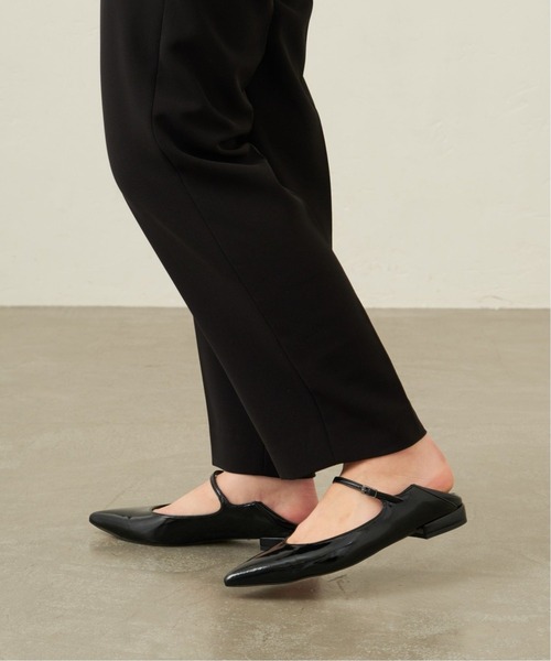 LE TALON（ルタロン）の「ポインテッドワンストラップフラット（パンプス・レディース・ブラックミックス・22.5cm/23cm/23.5cm/24cm/24.5cm）」の15枚目の写真