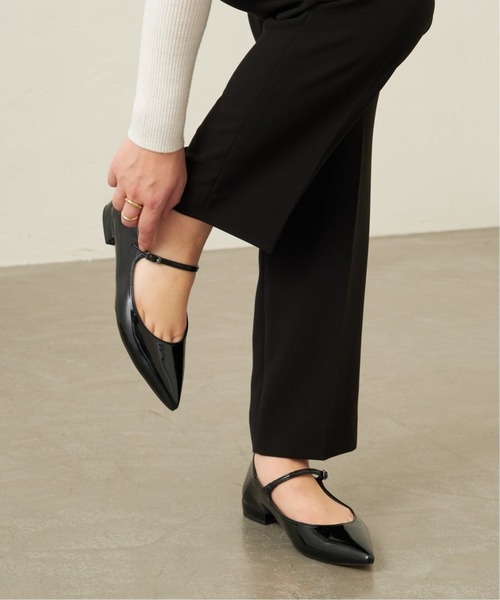 LE TALON（ルタロン）の「ポインテッドワンストラップフラット（パンプス・レディース・ブラックミックス・22.5cm/23cm/23.5cm/24cm/24.5cm）」の17枚目の写真