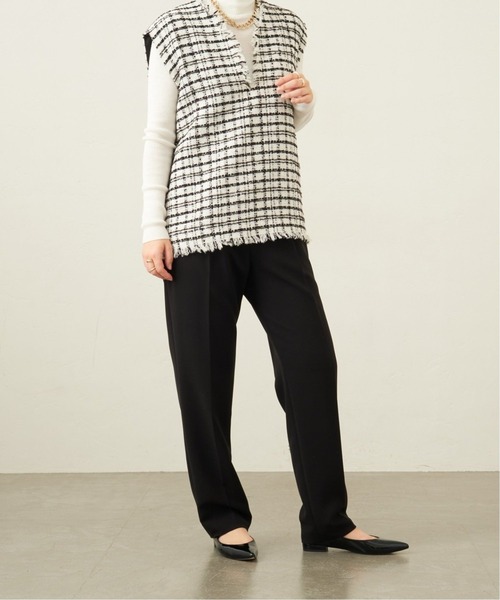 LE TALON（ルタロン）の「ポインテッドワンストラップフラット（パンプス・レディース・ブラックミックス・22.5cm/23cm/23.5cm/24cm/24.5cm）」の18枚目の写真