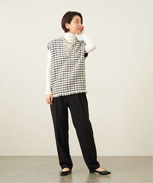 LE TALON（ルタロン）の「ポインテッドワンストラップフラット（パンプス・レディース・ブラックミックス・22.5cm/23cm/23.5cm/24cm/24.5cm）」の19枚目の写真