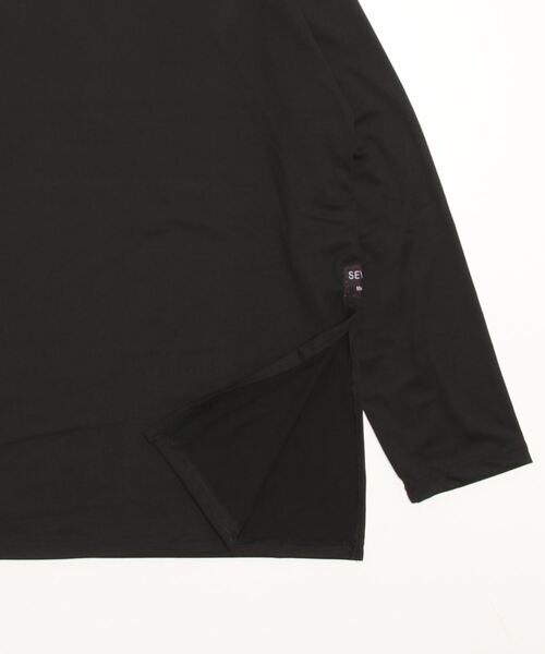 gossip!ロサンゼルス(ゴシップロサンゼルス)の「サイドスリットロンT(Tシャツ/カットソー・レディース・ホワイト/ブラック・FREE)」の3枚目の写真