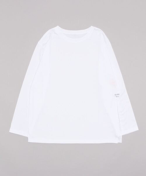 gossip!ロサンゼルス(ゴシップロサンゼルス)の「サイドスリットロンT(Tシャツ/カットソー・レディース・ホワイト/ブラック・FREE)」の6枚目の写真