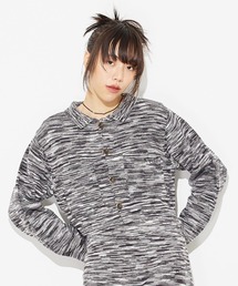 X-girl | MELANGE KNIT CARDIGAN(ニット/セーター)