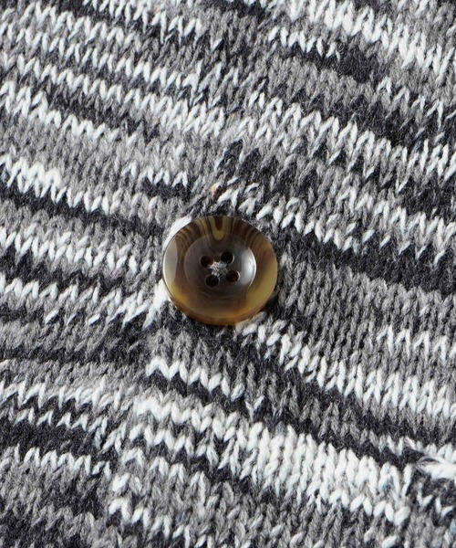 X-girl（エックスガール）の「MELANGE KNIT CARDIGAN（ニット/セーター・レディース・ブラック/グリーン/イエロー・ONE SIZE）」の13枚目の写真