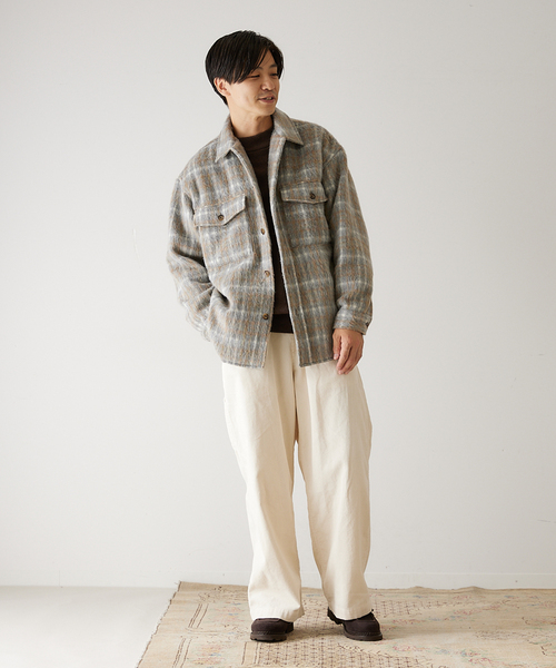 417 EDIFICE（フォーワンセブンエディフィス）の「シャギーチェック