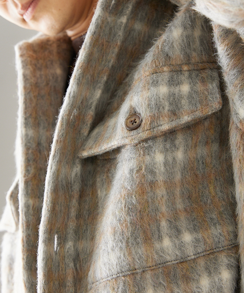 417 EDIFICE（フォーワンセブンエディフィス）の「シャギーチェック