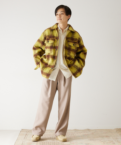 417 EDIFICE（フォーワンセブンエディフィス）の「シャギーチェック