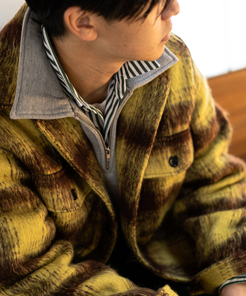 417 EDIFICE（フォーワンセブンエディフィス）の「シャギーチェック