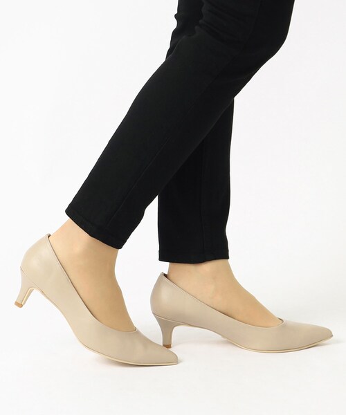 【日本製】レイン対応12時間パンプス5.5cmヒールプレーンタイプ