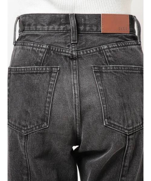 EVRIS（エヴリス）の「スリットフレアデニムパンツ（デニムパンツ・レディース・ブラック/インディゴブルー・SMALL/MEDIUM）」の16枚目の写真