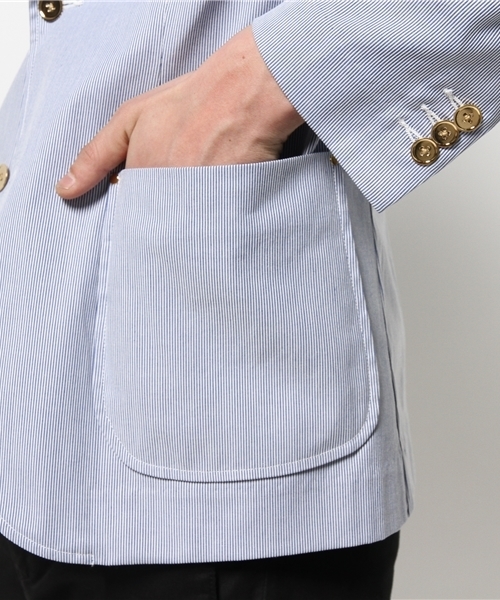 EDIFICE(エディフィス)の「◇コードレーンマリンジャケット(テーラードジャケット・メンズ・ホワイト/ブルー系その他・46/48/44/50)」の13枚目の写真