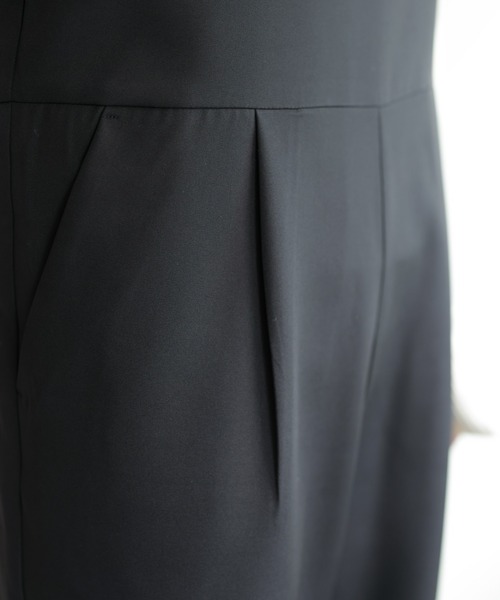 DISCOAT(ディスコート)の「【WEB限定】キャミサロペット(サロペット/オーバーオール・レディース・ブラック/ブラウン/グレー/グレイッシュベージュ・FREE)」の14枚目の写真