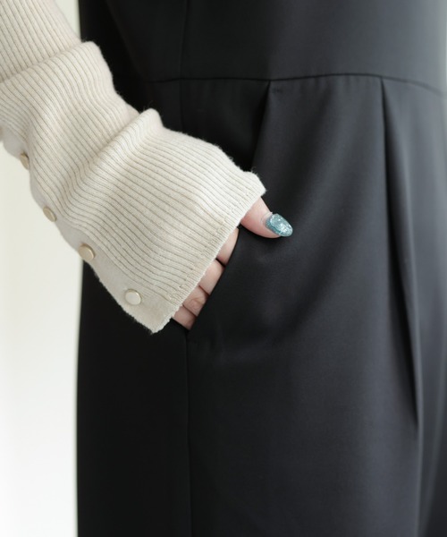 DISCOAT(ディスコート)の「【WEB限定】キャミサロペット(サロペット/オーバーオール・レディース・ブラック/ブラウン/グレー/グレイッシュベージュ・FREE)」の15枚目の写真