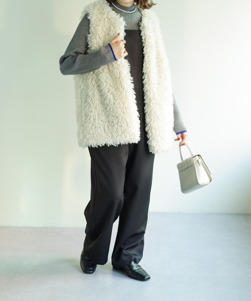 DISCOAT(ディスコート)の「【WEB限定】キャミサロペット(サロペット/オーバーオール・レディース・ブラック/ブラウン/グレー/グレイッシュベージュ・FREE)」の19枚目の写真