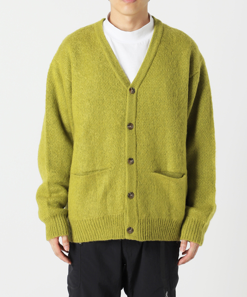 417 EDIFICE（フォーワンセブンエディフィス）の「モヘヤライクシャギーカーディガン（カーディガン/ボレロ・メンズ・チャコールグレー/ブルー/グリーン/アイボリー・SMALL/MEDIUM/LARGE）」の20枚目の写真