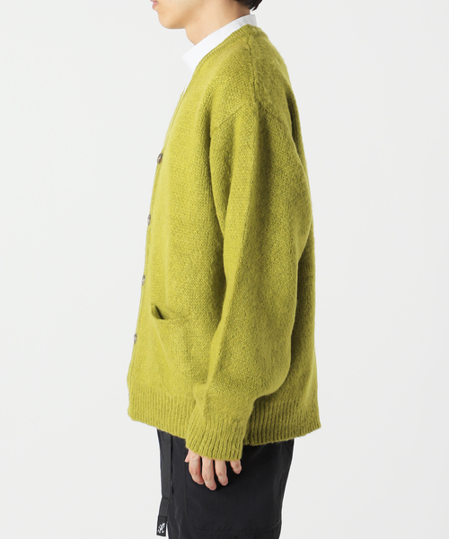 417 EDIFICE（フォーワンセブンエディフィス）の「モヘヤライクシャギーカーディガン（カーディガン/ボレロ・メンズ・チャコールグレー/ブルー/グリーン/アイボリー・SMALL/MEDIUM/LARGE）」の21枚目の写真