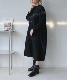 AS KNOW AS plus（アズノゥアズプラス）の「♪配色コクーンワンピース（ワンピース）」