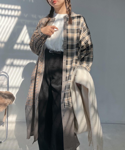 AS KNOW AS plus（アズノゥアズプラス）の「♪配色コクーンワンピース（ワンピース・レディース・チャコールグレー/ブラウン系/ネイビー系/ネイビー系2/グリーン系/ネイビー系3/サックスブルー系/ブラック系/グリーン系1/ブラック系1/グレー系1/ブラック系2/グリーン系2/ネイビー系4/ブラウン系5/ネイビー系5/レッド系5/レッド系6/ネイビー系6/ブルー系その他6/ブラック系6/ブルー系その他7/グリーン系3/サックスブルー系1/ブラウン系7/ブラック系7/ブルー系7/アイボリー系/ネイビー系7/ブルー系/ブラック系3/サックスブルー系2/ブラック系4・FREE）」の13枚目の写真