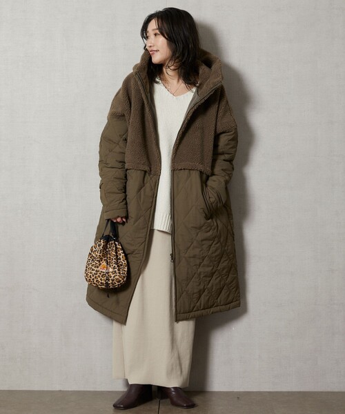 FREAK'S STORE（フリークスストア）の「【WEB限定】ボア×キルティング